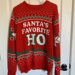 DollsKill Santa’s favorite ho Christmas sweater!
